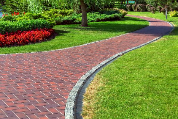 Brick Walkway Installation in Barrington