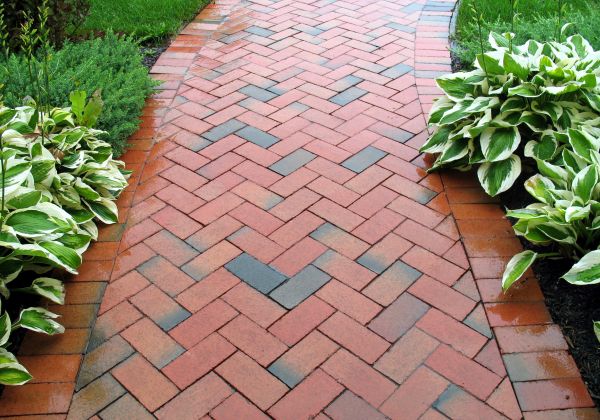 Brick Walkway Repair in Barrington