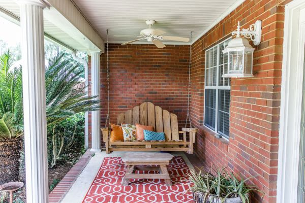Porch Brick Repair in Barrington