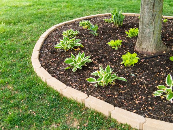 Stone Border Installation in Barrington