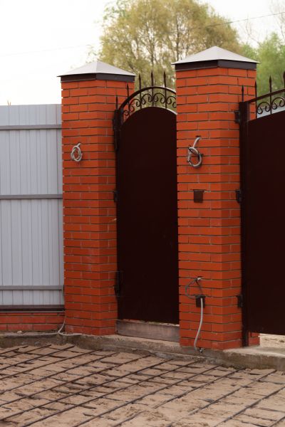 Brick Columns Installation in Barrington