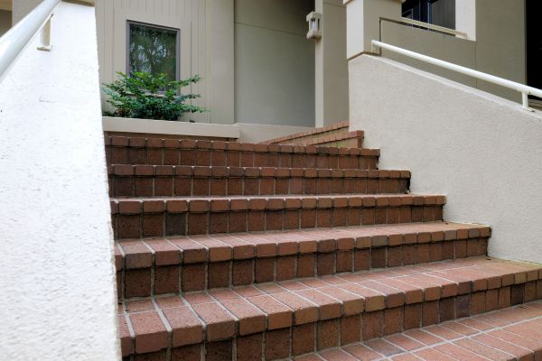 Entryway Brick Repair in Barrington