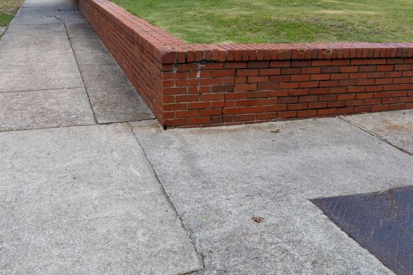 Brick Retaining Wall Repair in Barrington